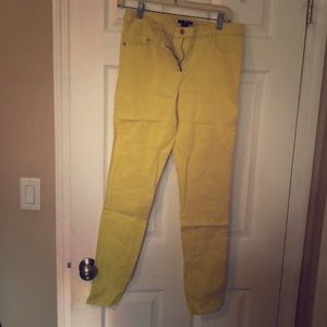 Lemon colored jeans
